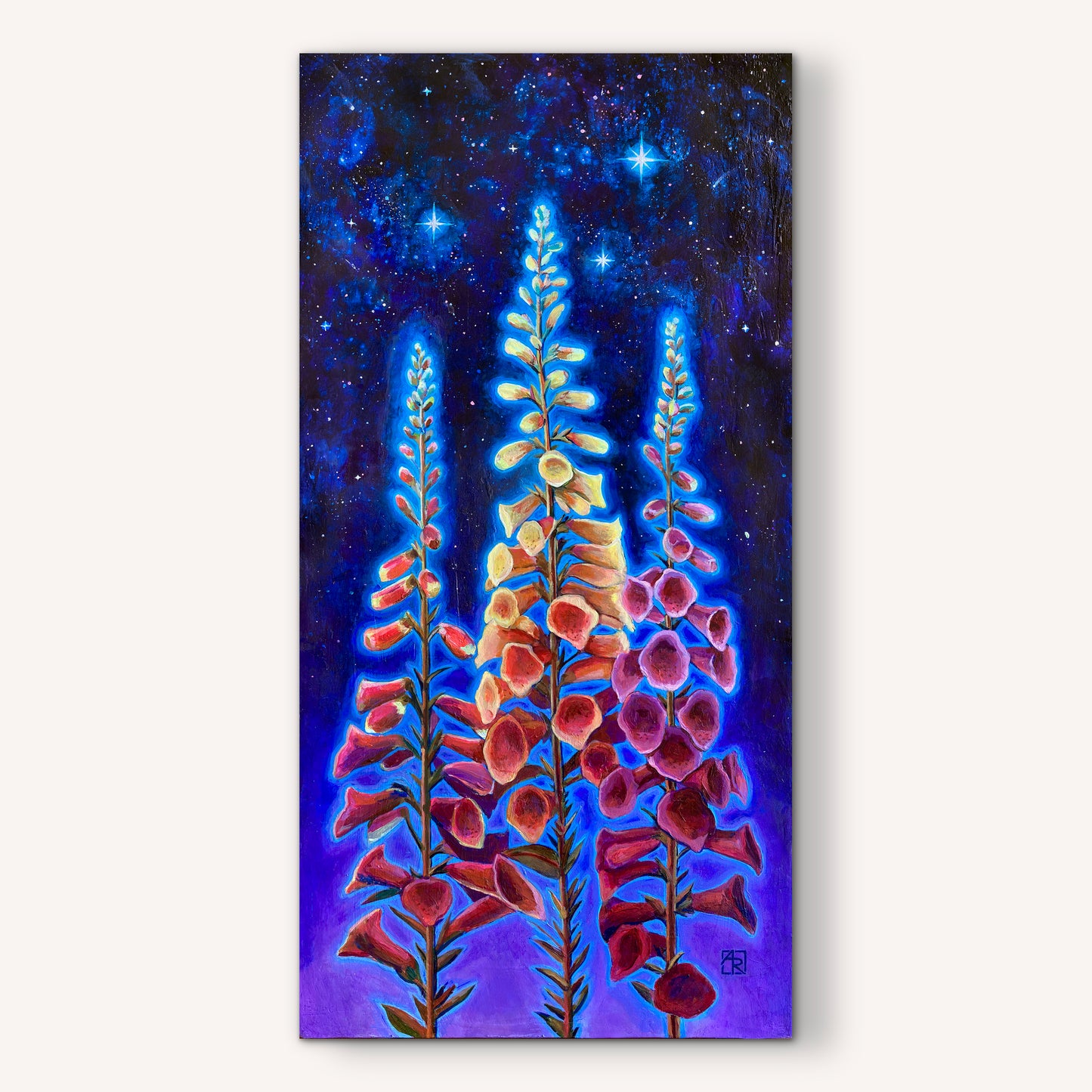 Between Heaven and Earth - mixed media painting