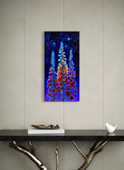 Between Heaven and Earth - mixed media painting