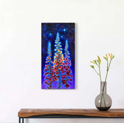 Between Heaven and Earth - mixed media painting