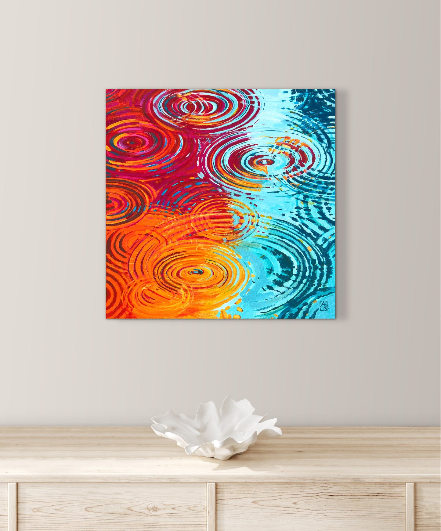 Drip Drip Drop - acrylic painting on canvas