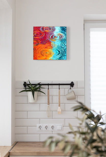 Drip Drip Drop - acrylic painting on canvas