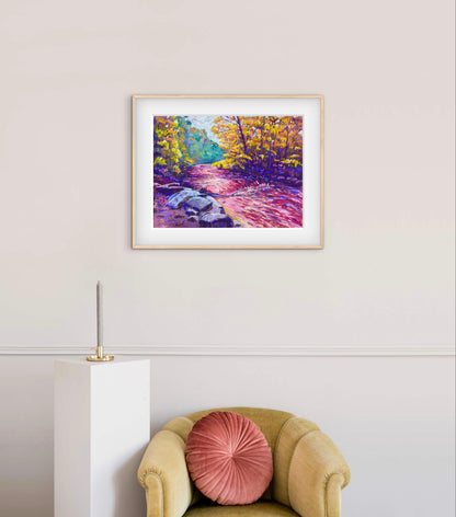 Gemini Season - pastel painting on paper