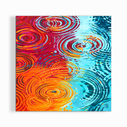 Drip Drip Drop - acrylic painting on canvas