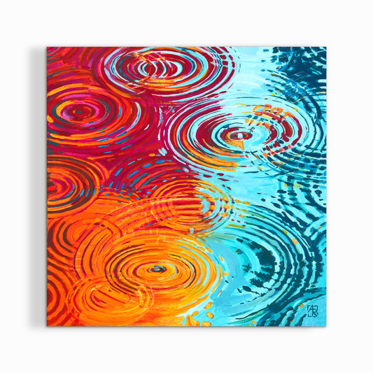 Drip Drip Drop - acrylic painting on canvas