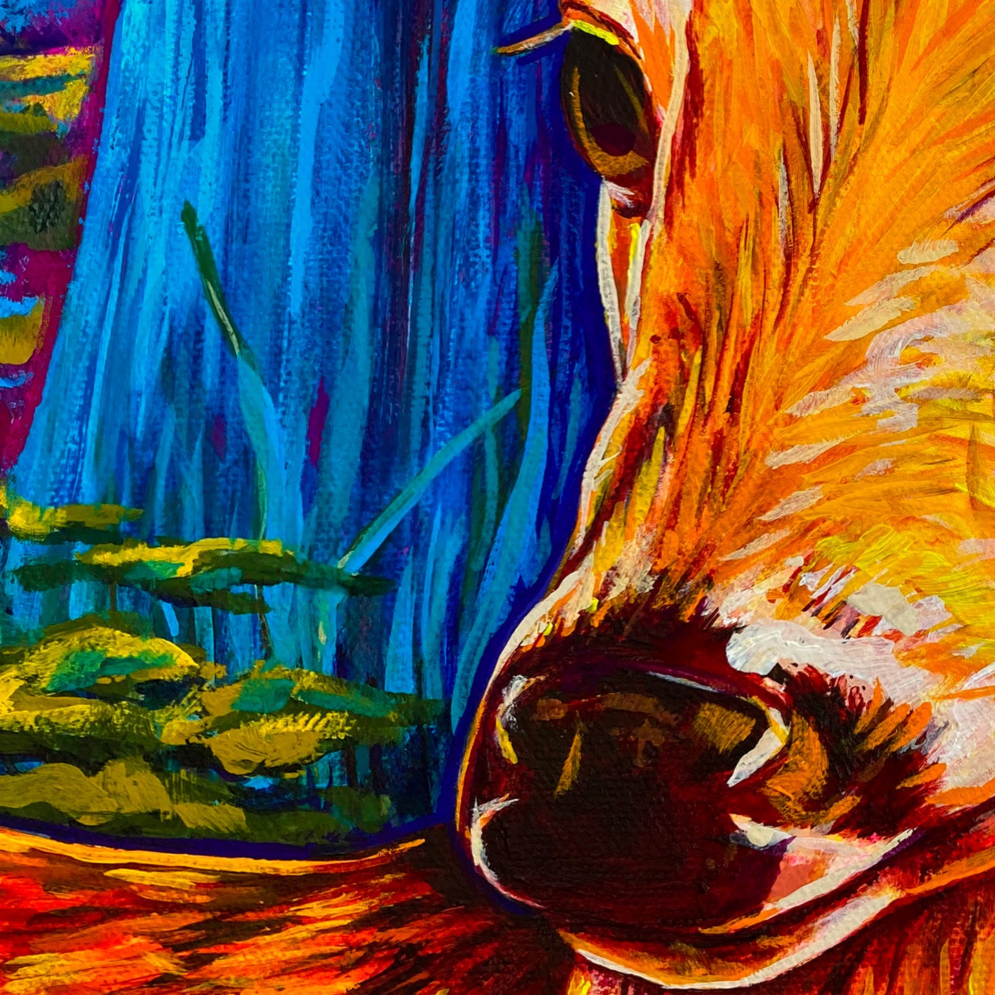 'Lost & Found' fawn deer archival giclée print on cotton paper