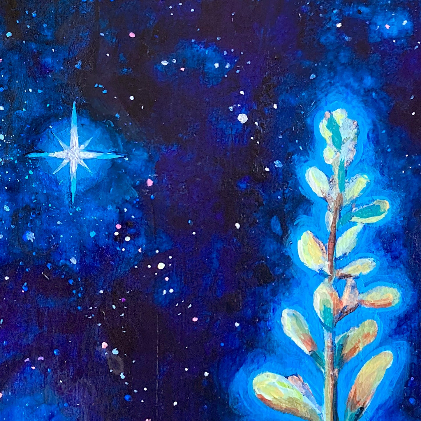 'Between Heaven and Earth' foxgloves archival giclée print on cotton paper