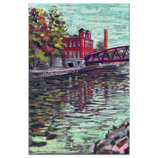'The North Corner' Fairport NY archival giclée print on cotton paper