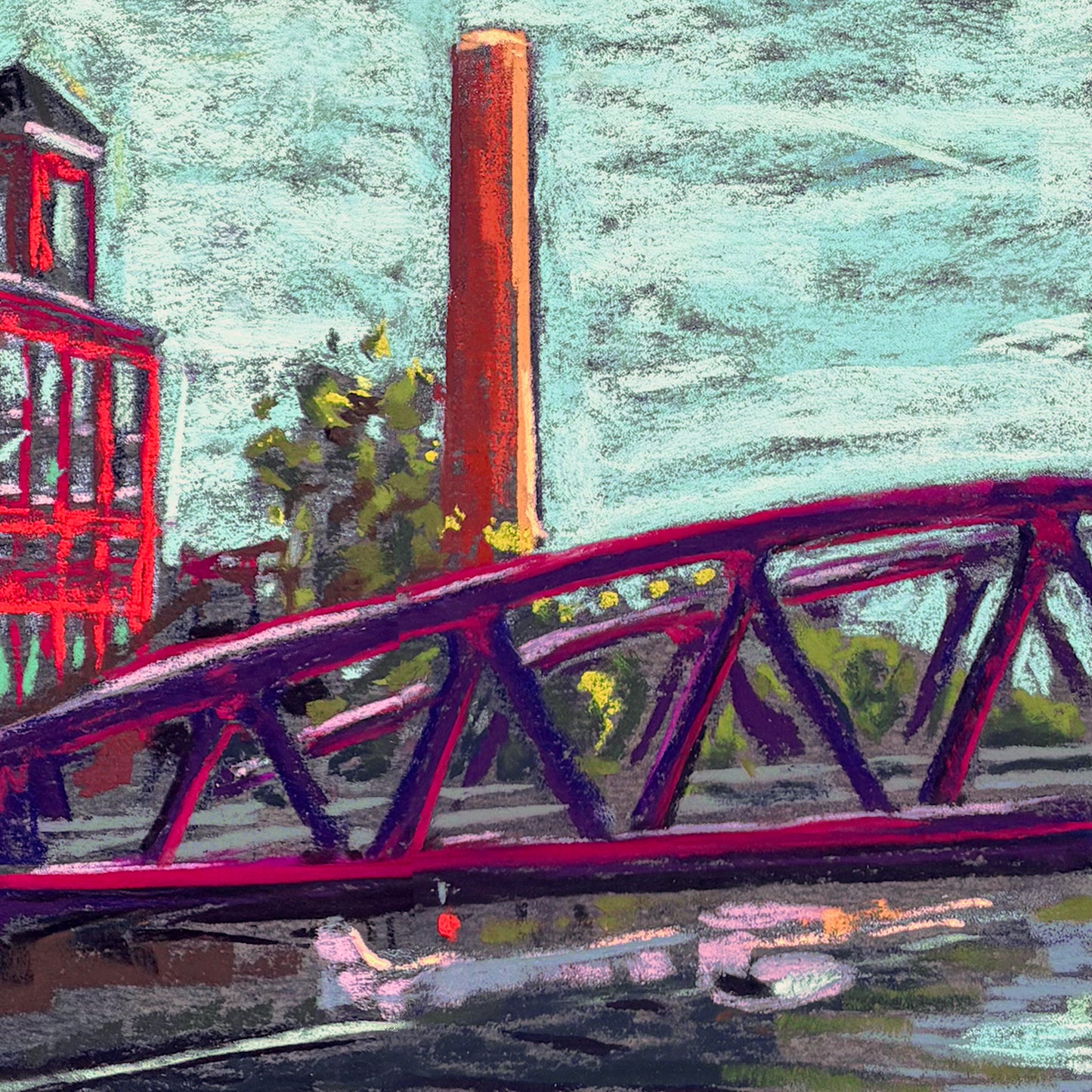 'The North Corner' Fairport NY archival giclée print on cotton paper
